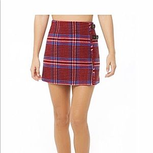 Plaid skirt brand new